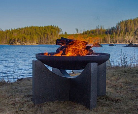 Костровая чаша чугунная Concretika Premium S80XL, толщина 12 мм