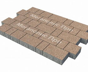 Тротуарная плитка Фабрика Готика Новый Город 80 мм Голд 15