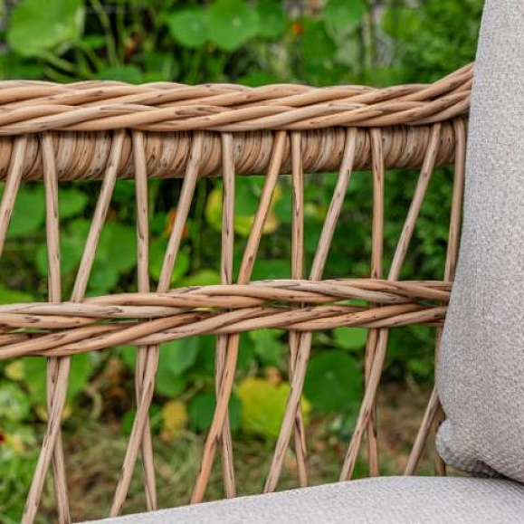 Обеденное кресло Isabella Royal Family из искусственного ротанга, цвет бежевый фото 6