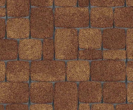 Тротуарная плитка Каменный Век Классико Модерн ColorMix 60 мм Желто-коричневый Гранит