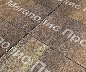 Тротуарная плитка Выбор Прямоугольник Б.5.П.10 600х300х100 мм Листопад Гранит Мокко