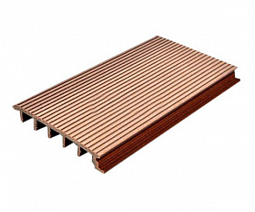 Террасная доска MasterDeck Slim 3000*145мм*23мм широкий вельвет, цвет Тик