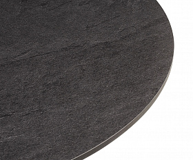 Тюльпан интерьерный стол из HPL круглый Ø90см, цвет серый гранит