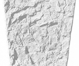 Замковый камень №5, цвет Белый