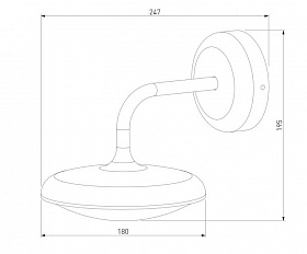 Уличный светильник Elektrostandard Portal 35162/D серый