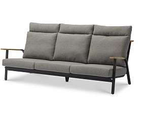 Комплект лаунж мебели Malmo Brafritid с 3-х местным диваном,антрацит/серый, алюминий