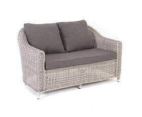 Диван двухместный Кон Панна 4SIS из искусственного ротанга, цвет бежевый