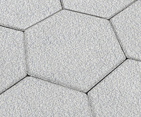 Тротуарная плитка Выбор Соты - Б.3.Ш.6 60 мм Гранит Белый