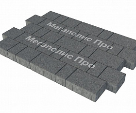 Тротуарная плитка Фабрика Готика Новый Город 80 мм Сильвер 13