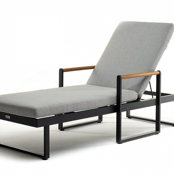 Шезлонг из алюминия MAYA темный графит Joygarden фото 5