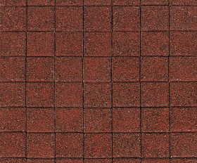 Тротуарная плитка Braer ЛУВР Квадрат 100х100х60 мм Гранит Красный