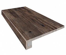 Комплект Керамогранитная ступень Estima BG05 33x120 см с бортиком + Подступенок 14,5х120 см