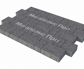 Тротуарная плитка Фабрика Готика Новый Город 40 мм Амфиболит FERRO