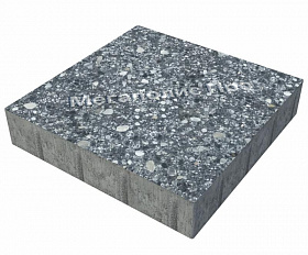 Тротуарная плитка Фабрика Готика Квадрат 400х400х80 мм Диорит FINO