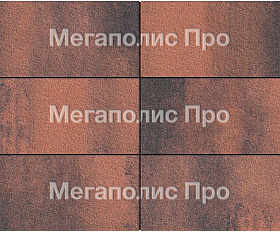 Тротуарная плитка Выбор Прямоугольник Б.5.П.10 600х300х100 мм Листопад Гранит Клинкер