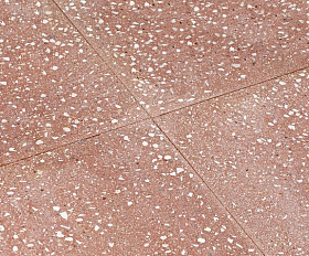 Тротуарная плитка 342 Механический завод Квадрат 500х500х40 мм шлифованная с мраморной крошкой цвет Красный