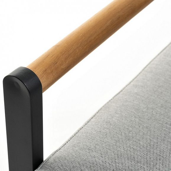 Диван из алюминия MAYA 2-х местный темный графит Joygarden фото 7