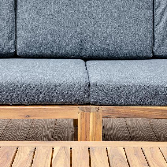 Лаунж-зона Brooklyn Royal Family из дерева, цвет серый фото 9