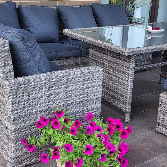 Комплект мебели Zorro Plus Royal Family из искусственного ротанга, цвет серый фото 9