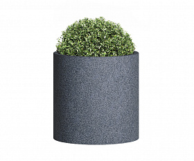 Кашпо Concretika Tube S D30H30 Basalt