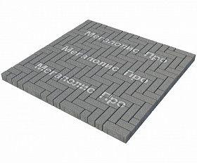 Тротуарная плитка Выбор Паркет Б.4.П.6 Серый Гранит