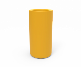 Кашпо Berkano Smoov Planter Cylinder DB Yellow