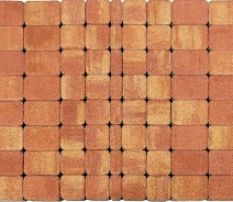 Тротуарная плитка Braer Классико ColorMix 60 мм Рассвет