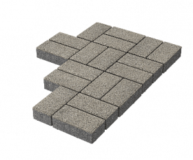 Брусчатка Stellard 200x100x80 мм Белый мрамор