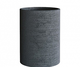 Кашпо Concretika Cylinder D40 H80 Erosia Gray