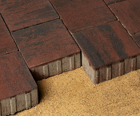 Тротуарная плитка 342 Механический завод Новый Город ColorMix 60мм Гаванна