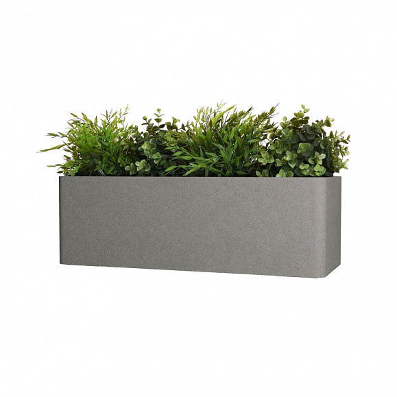 Кашпо TERRAFAKTURA Балконера 110x42x36 Cool grey фото 1