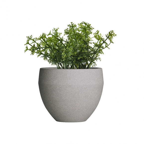 Кашпо TERRAFAKTURA Гира D40x34 Cool grey фото 1