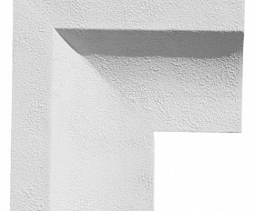 Обход окна "Шамот" угловой, цвет Белый