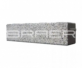 Тротуарная плитка Braer Ригель 2.0 320x80x60 мм Гранит на сером