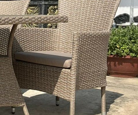 Плетеное кресло AM-196 Beige