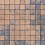Тротуарная плитка Выбор Квадрат Б.3.К.8 100х100х80 мм Листопад Мустанг