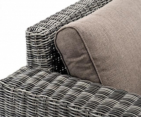 Кресло Боно 4SIS из искусственного ротанга, цвет графит