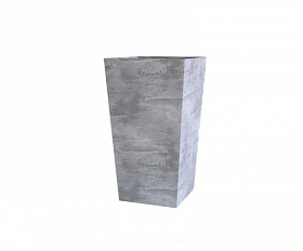 Кашпо Concretika Conic 30x30x50 Concrete Grey Light