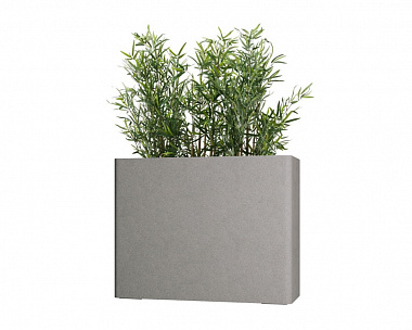 Кашпо Concretika Flora 90х35хН70 Cool grey