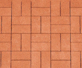Брусчатка Каменный Век Кирпичик 200х100х40 мм. Оранжевый