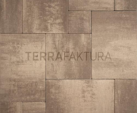 Тротуарная плитка Terrafaktura Ларго  60 мм Теплый песок