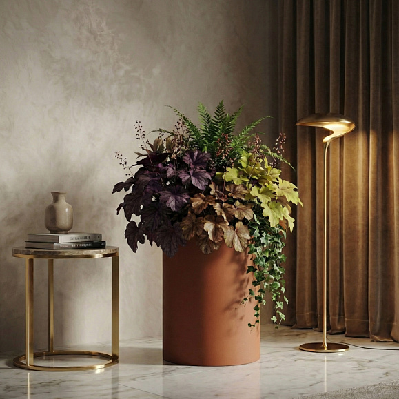 Кашпо Concretika Тюб Макси D40H60 Терракота 110 252 фото 1