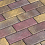 Брусчатка Нобетек 2П4Ф 200x100x40 Колормикс №9 Закат