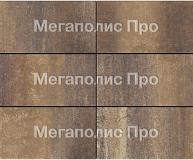 Тротуарная плитка Выбор Прямоугольник Б.5.П.10 600х300х100 мм Листопад Мокко