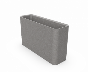 Кашпо Berkano Vittorio 53 DB Gray Granite