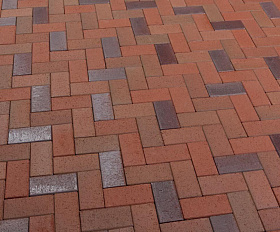 Тротуарная клинкерная брусчатка Feldhaus Klinker 405 gala alea 200*100*52мм