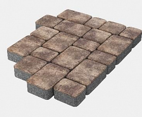 Тротуарная плитка Stellard Старый город 40 мм Мокко