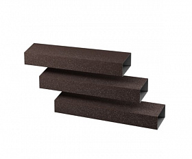 Ламель Металлопрофиль Rancho Rooftop Бархат 0.5 RAL8017