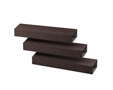 Ламель Металлопрофиль Rancho Rooftop Бархат 0.5 RAL8017