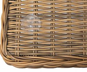 Латте плетеный стол из искусственного ротанга 140х80см, цвет соломенный